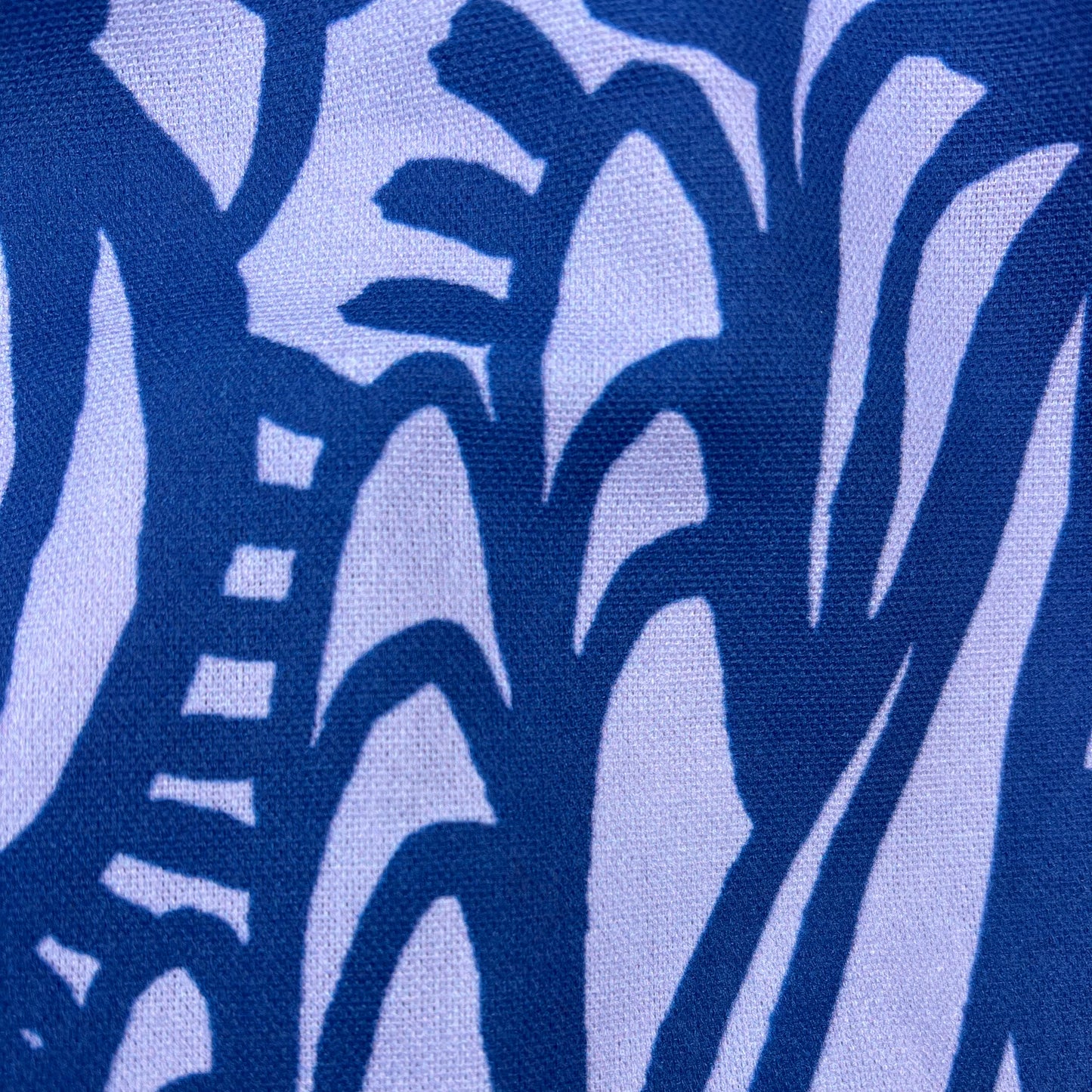 Textile Floral, Blue/Lavender