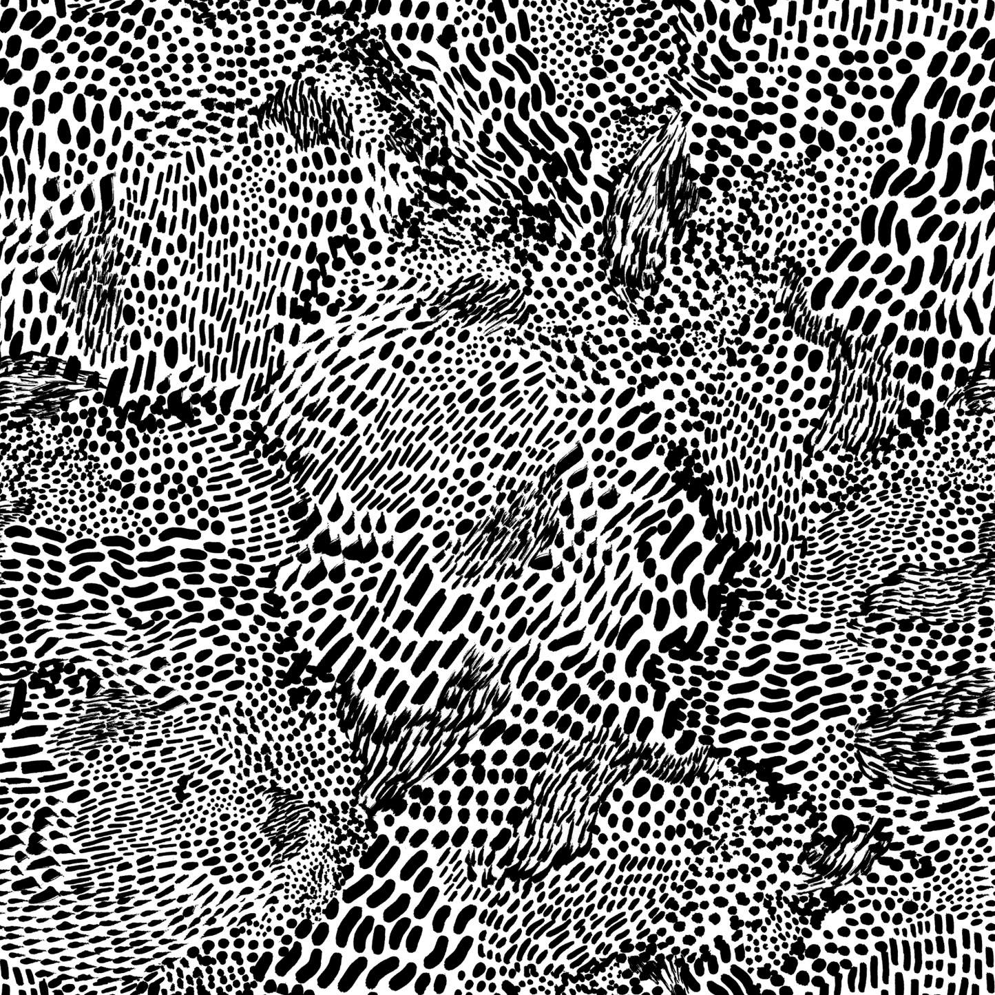 Textile Scratches, Black/White