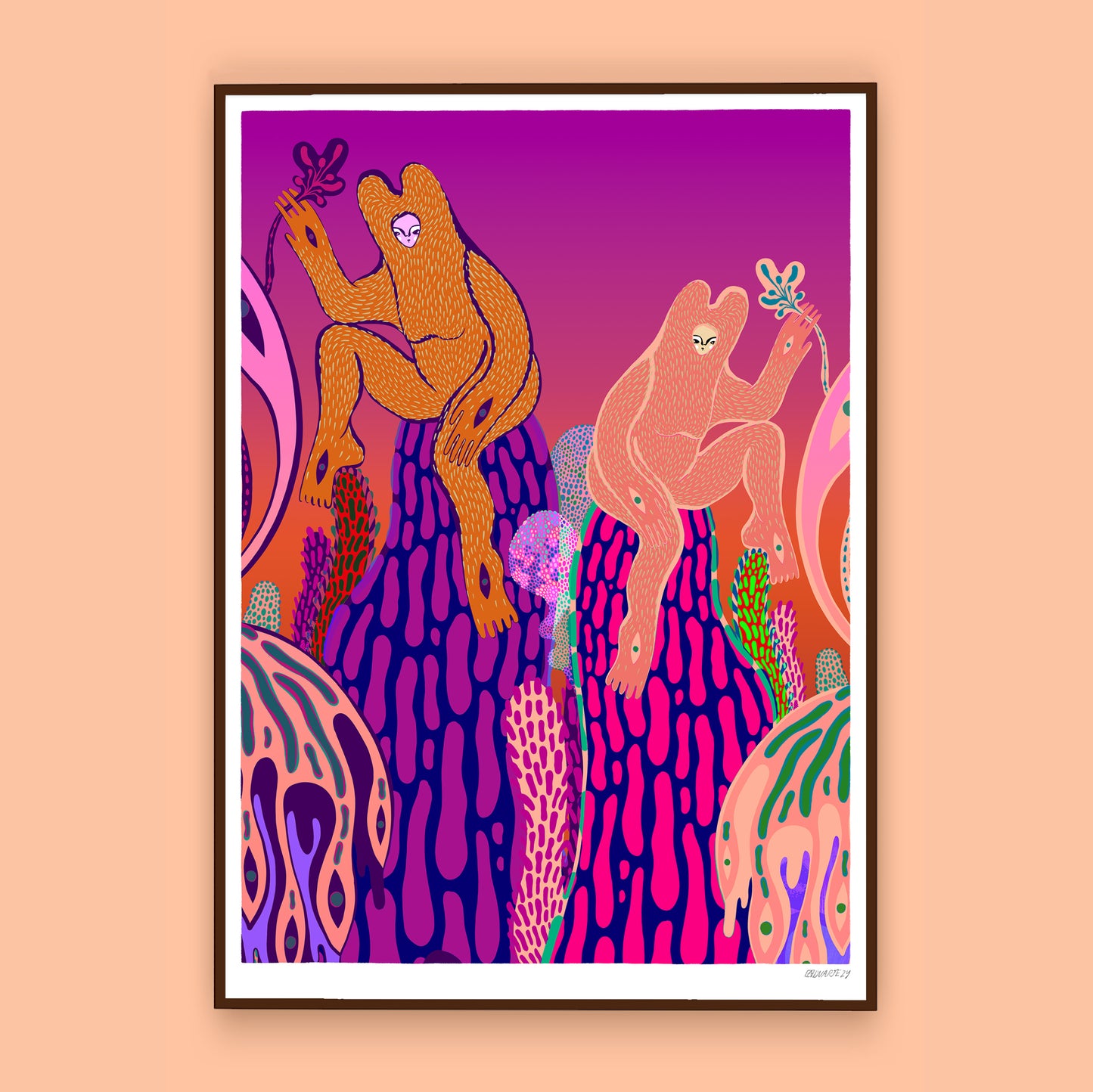 Fine Art Poster - The Sundown Fable, Sphircle II