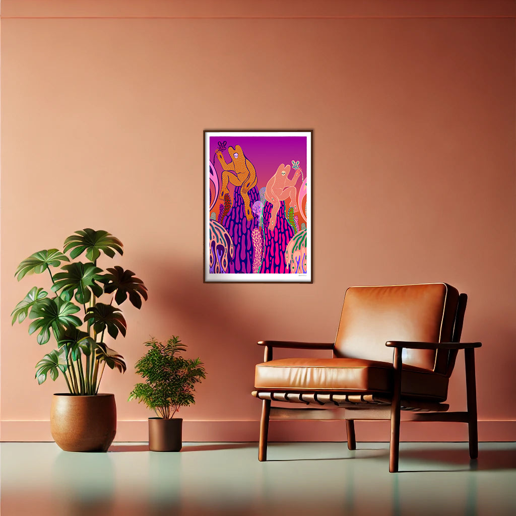 Fine Art Poster - The Sundown Fable, Sphircle II