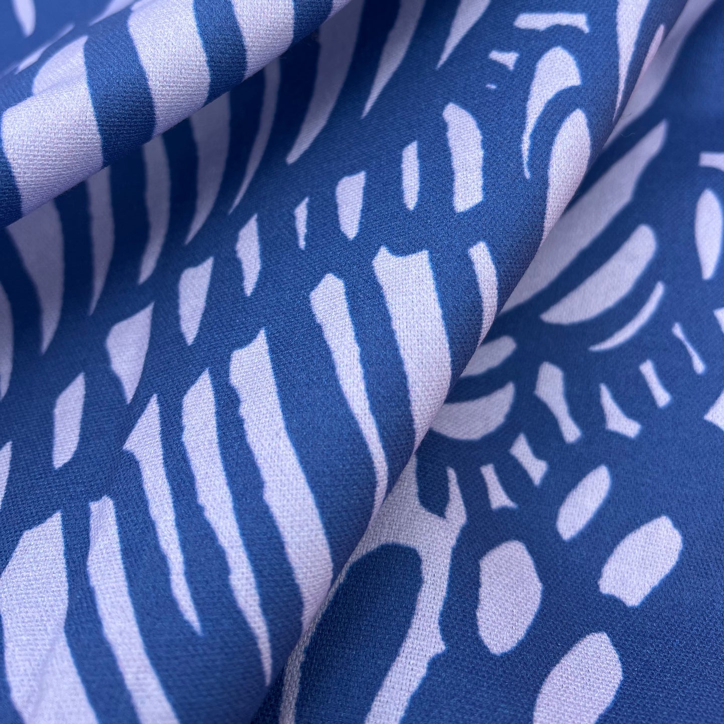 Textile Floral, Blue/Lavender