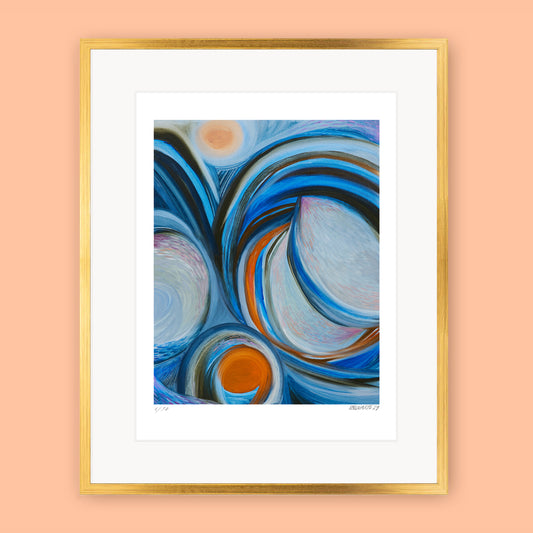 Limited Edition Fine Art Print - Blue Wave