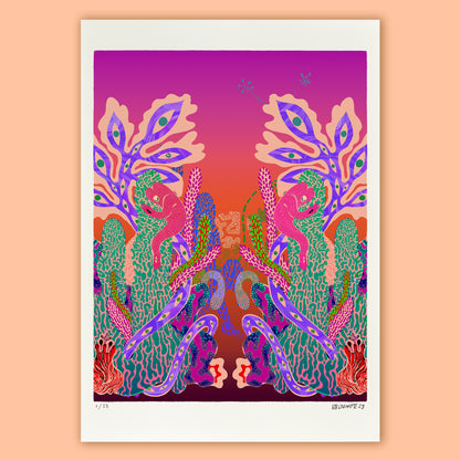 Limited Edition Fine Art Print - The Sundown Fable, Sphircle III