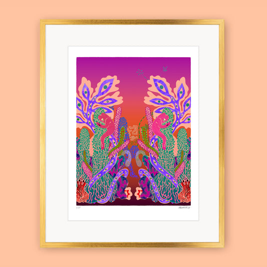 Limited Edition Fine Art Print - The Sundown Fable, Sphircle III