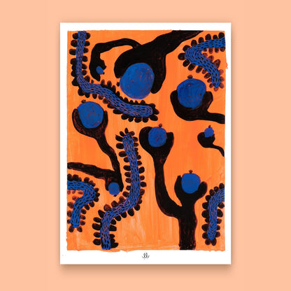 Fine Art Poster - Space Berries No. 5