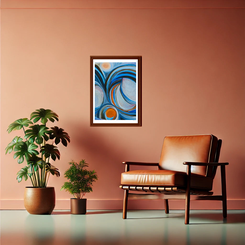 Fine Art Poster - Blue Wave